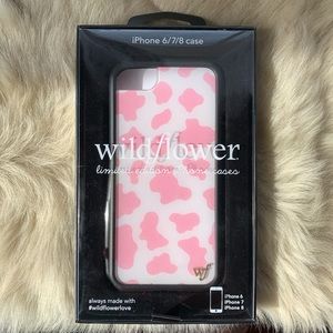 Cow Print Wildflower Case!!